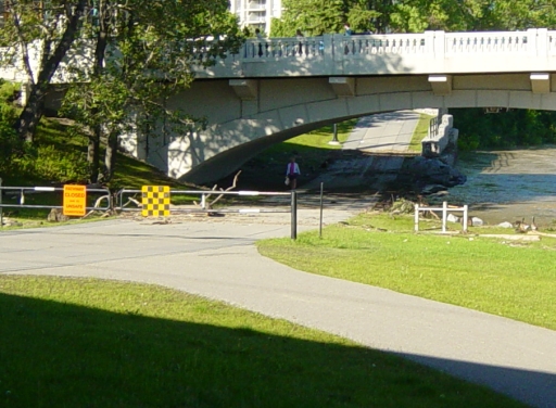 Calgary 10th Street Bridge South Bike Path